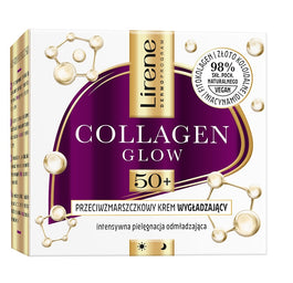 Lirene Collagen Glow przeciwzmarszczkowy krem wygładzający 50+ 50ml