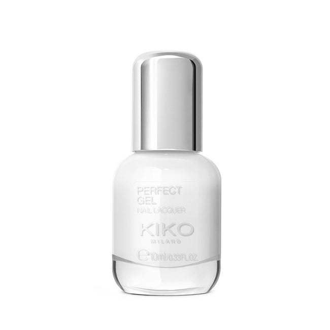 KIKO Milano Perfect Gel Nail Lacquer lakier do paznokci z efektem żelu 101 White 10ml