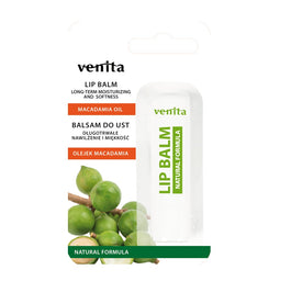 Venita Naturalny balsam do ust Olejek Macadamia 4g