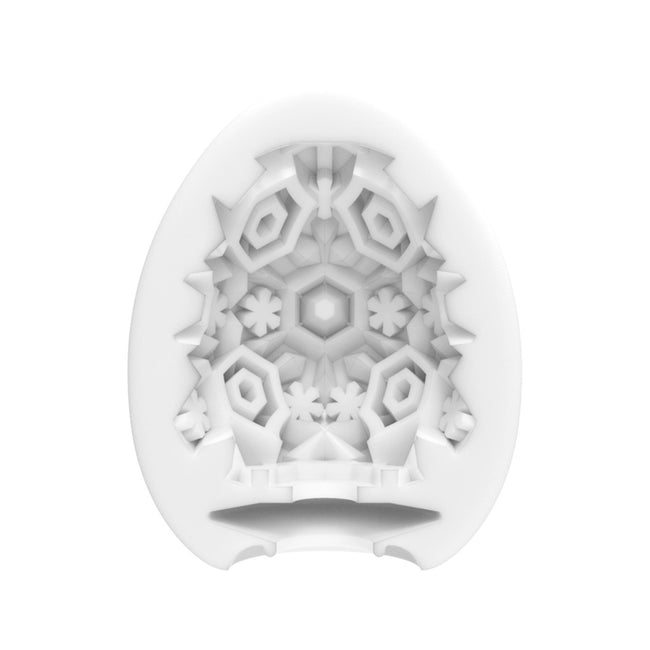 TENGA Easy Beat Egg Snow Crystal jednorazowy masturbator w kształcie jajka