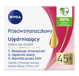 Nivea Przeciwzmarszczkowy + Ujędrniający krem na dzień 45+ 50ml