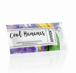 Anwen Cool Bananas bananowa maska ochładzająca kolor do włosów blond 10ml