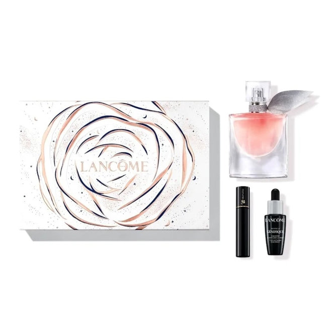 Lancome La Vie Est Belle zestaw woda perfumowana spray 30ml + Hypnose Mascara 2ml + Advanced Genifique Serum 10ml