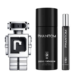 Paco Rabanne Phantom zestaw woda toaletowa spray 50ml + dezodorant spray 150ml + woda toaletowa 10ml