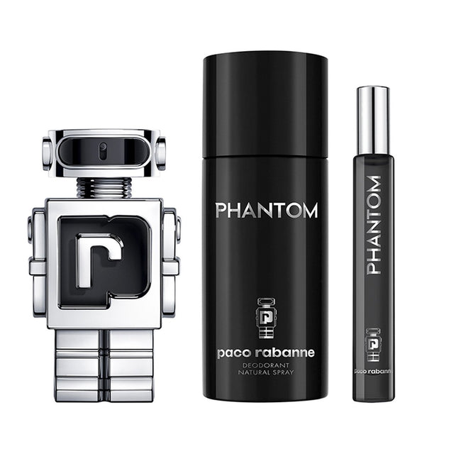 Paco Rabanne Phantom zestaw woda toaletowa spray 50ml + dezodorant spray 150ml + woda toaletowa 10ml