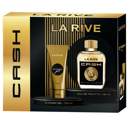 La Rive Cash For Men zestaw woda toaletowa spray 100ml + żel pod prysznic 100ml