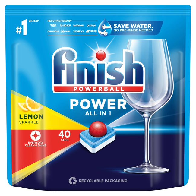 Finish Power All in 1 tabletki do zmywarki Lemon 40szt