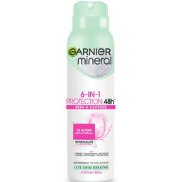 Garnier Mineral 6-in-1 Protection Cotton Fresh antyperspirant spray 150ml