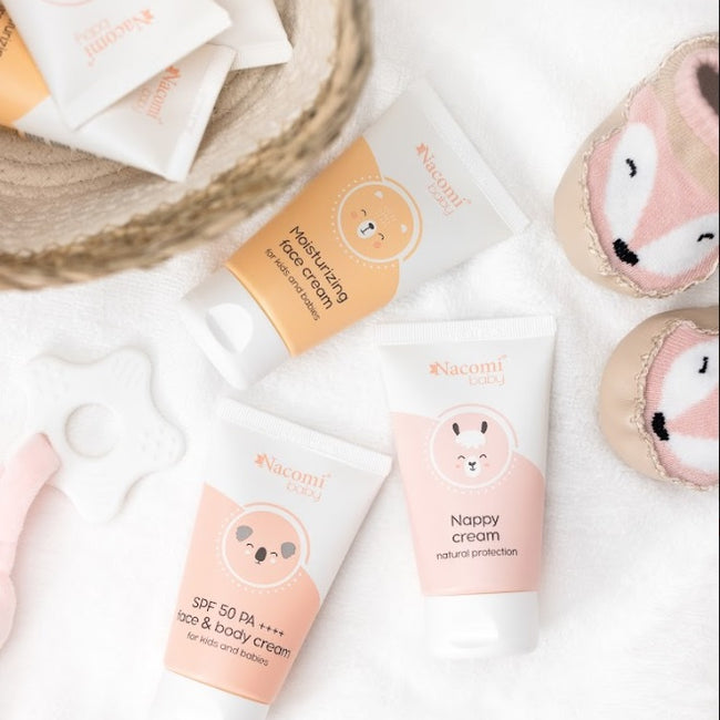 Nacomi Baby Moisturizng Face Cream nawilżający krem do twarzy dla dzieci i niemowląt 50ml