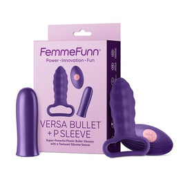 FemmeFunn Versa Bullet With P Sleeve wibrator z nakładką Dark Purple