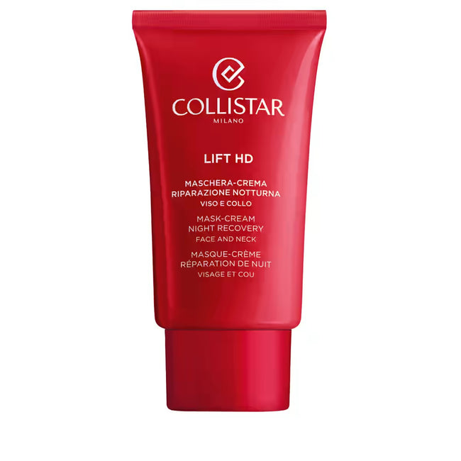 Collistar Lift HD Mask-Cream Night Recovery Face And Neck odżywczy krem maska na noc twarz i szyja 75ml