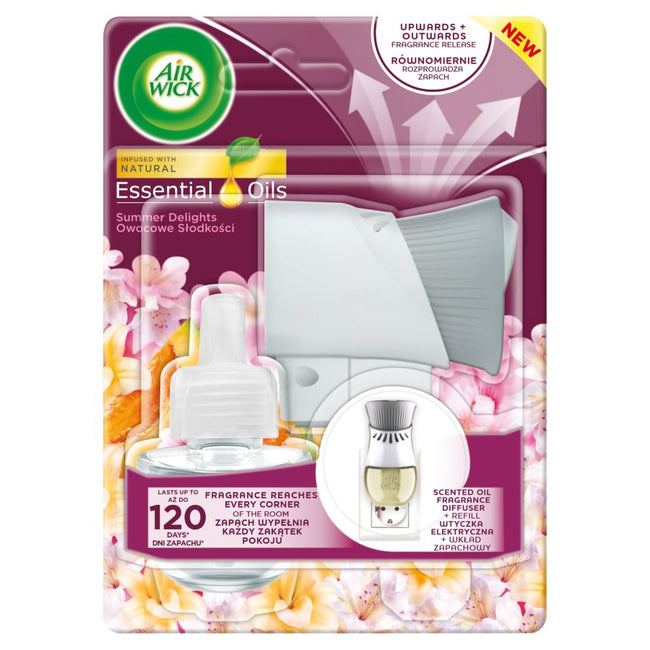 Air Wick Essential Oils wtyczka elektryczna i wkład Owocowe Słodkości 19ml