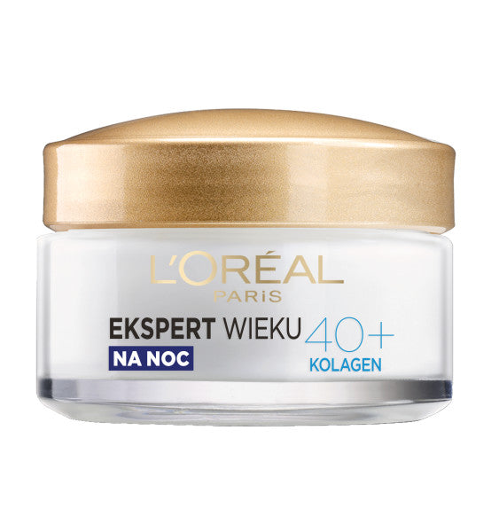 L'Oreal Paris Ekspert Wieku 40+ przeciwzmarszczkowy krem nawilżający na noc 50ml