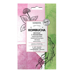 Soraya Kombucha zestaw 3 maseczek 3x8ml