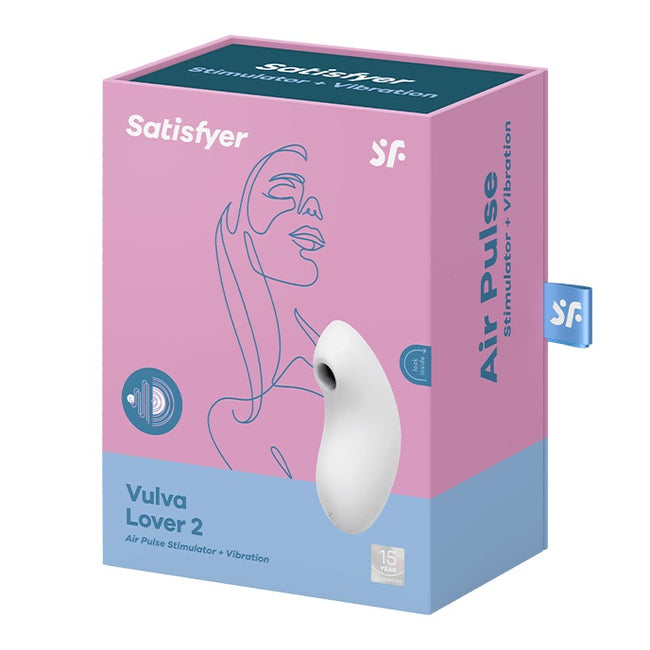Satisfyer Vulva Lover 2 stymulator łechtaczkowy z wibracjami White