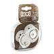 LOVI Smoczek silikonowy dynamiczny 6-18m Buddy Bear 2szt