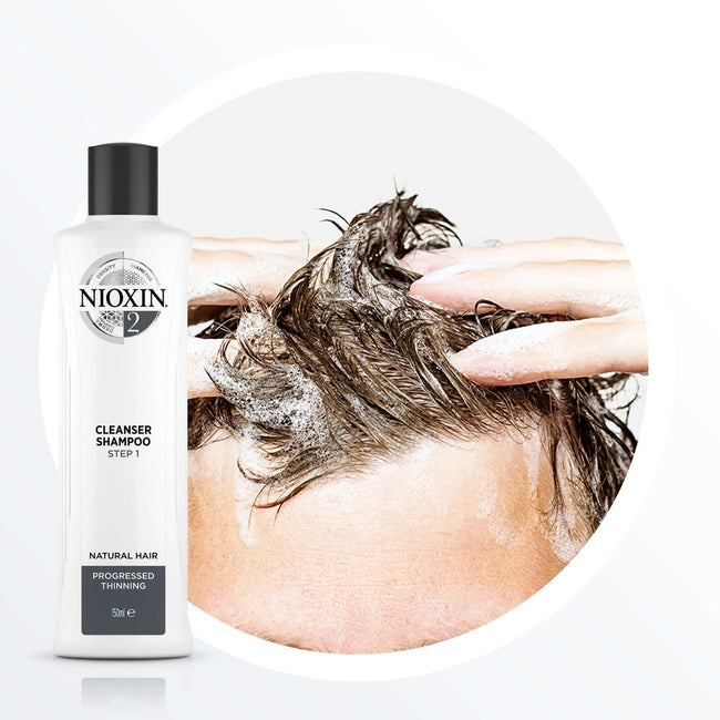 NIOXIN System 2 zestaw szampon do włosów 150ml + odżywka 150ml + kuracja 40ml