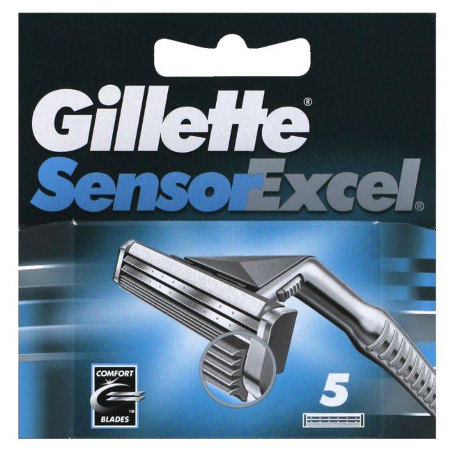 Gillette Sensor Excel wymienne ostrza do maszynki do golenia 5szt