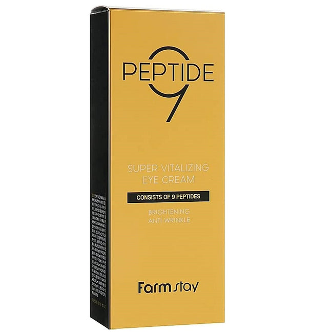 FarmStay Peptide9 Super Vitalizing Eye Cream przeciwzmarszczkowy krem pod oczy z peptydami 50ml