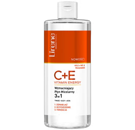 Lirene C+E Vitamin Energy wzmacniający płyn micelarny 3w1 400ml