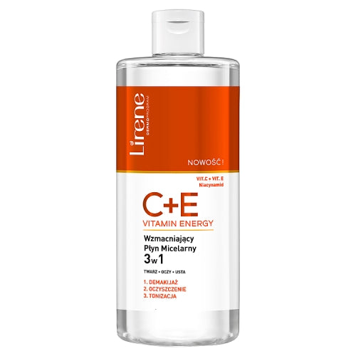 Lirene C+E Vitamin Energy wzmacniający płyn micelarny 3w1 400ml