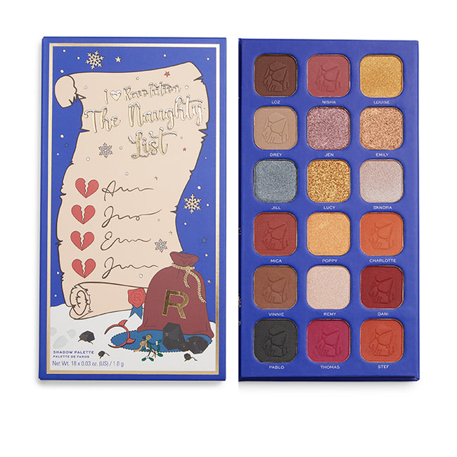 Makeup Revolution I Heart Revolution The Naughty List Eyeshadow Palette paletka cieni do powiek 18g
