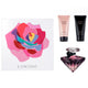 Lancome La Nuit Tresor zestaw woda perfumowana spray 50ml + balsam do ciała 50ml + żel pod prysznic 50ml