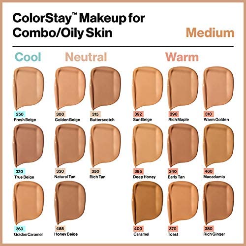 Revlon ColorStay™ Makeup for Combination/Oily Skin SPF15 podkład do cery mieszanej i tłustej 320 True Beige 30ml