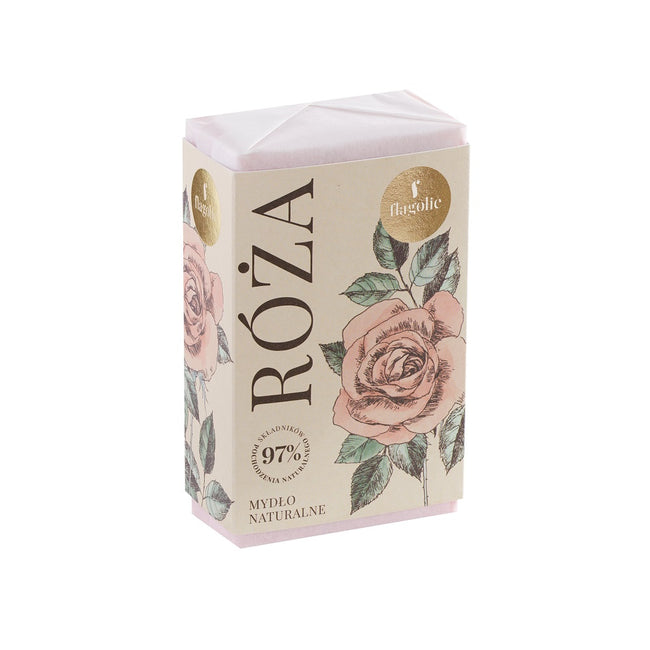 Flagolie Mydło naturalne Róża 195g
