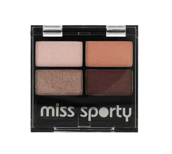 Miss Sporty Studio Colour Quattro Eye Shadow poczwórne cienie do powiek 408 Smoky Rose 5g