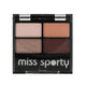 Miss Sporty Studio Colour Quattro Eye Shadow poczwórne cienie do powiek 408 Smoky Rose 5g