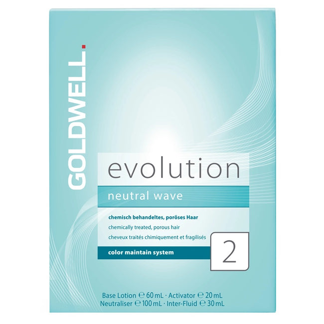 Goldwell Evolution Neutral Wave Typ 2 zestaw do ondulacji lotion bazowy 60ml + lotion aktywujący 100ml + utrwalacz 20ml + kuracja pośrednia 30ml