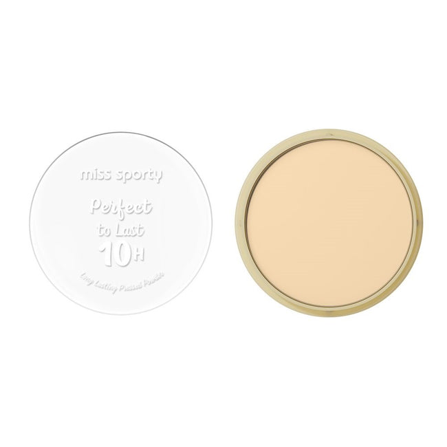 Miss Sporty Perfect To Last 10H matujący puder do twarzy 050 Transparent 9g