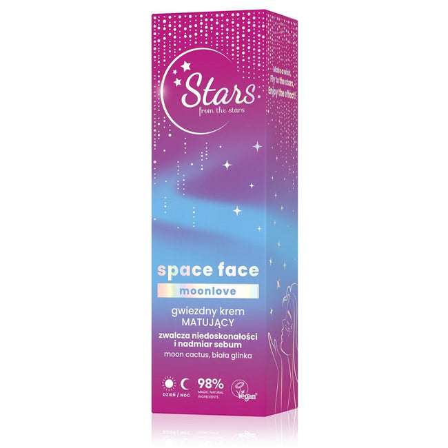 Stars from The Stars Space Face Moonlove gwiezdny krem matujący 50ml