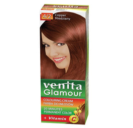 Venita Glamour farba do włosów 4/2 Miedziany