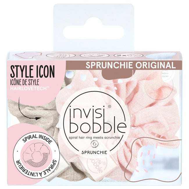 Invisibobble Sprunchie elastyczne gumki do włosów Nordic Breeze Go With Flow 2szt