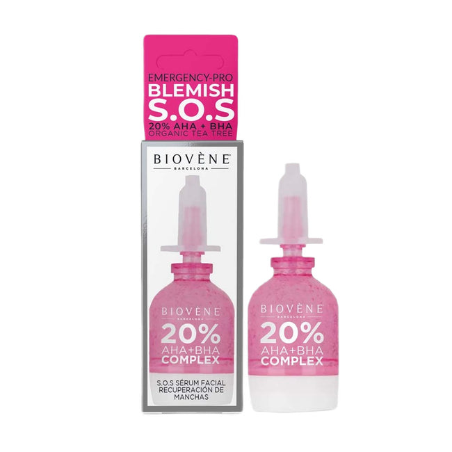 Biovene Blemish S.O.S serum z kompleksem kwasów AHA+BHA 10ml