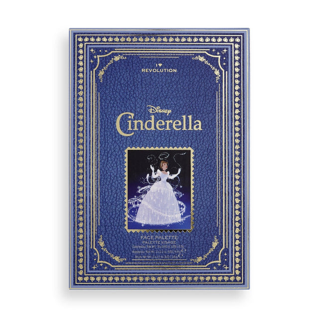 Makeup Revolution I Heart Revolution Disney Fairytale Book Palette paleta do makijażu twarzy Cinderella 51g
