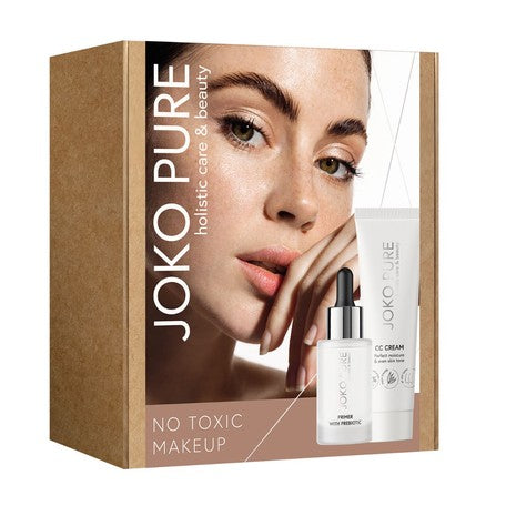 Joko Pure Holistic Care & Beauty zestaw baza pod makijaż z prebiotykiem 10ml + nawilżający krem CC do twarzy 30ml