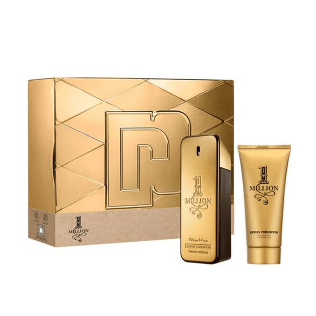 Paco Rabanne 1 Million Men zestaw woda toaletowa spray 100ml + żel pod prysznic 100ml
