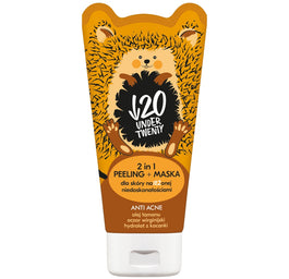 Under Twenty Anti Acne 2 in 1 peeling + maska dla skóry najeżonej niedoskonałościami 130ml
