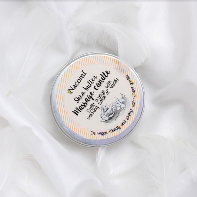 Nacomi Shea Butter Massage Candle świeca do masażu z masłem shea Pomarańcza 150g