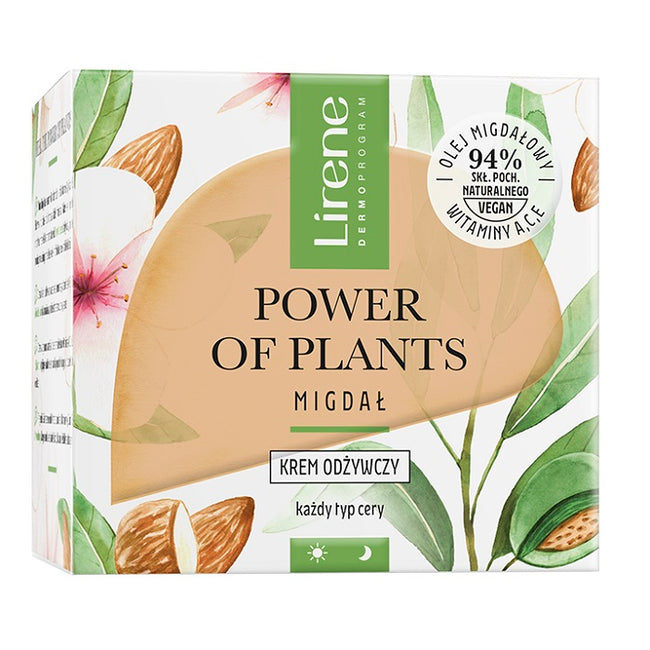 Lirene Power of Plants krem odżywczy Migdał 50ml