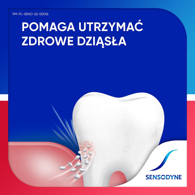 Sensodyne Nadwrażliwość & Dziąsła Mint pasta z fluorem do nadwrażliwych zębów i dziąseł o smaku miętowym 75ml