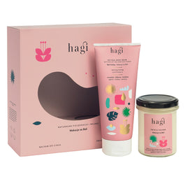 Hagi Wakacje na Bali zestaw świeca sojowa 215ml + balsam do ciała 200ml