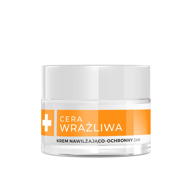 AA Cera Wrażliwa krem nawilżająco-ochronny do cery suchej i odwodnionej 24h - bezzapachowy 50ml