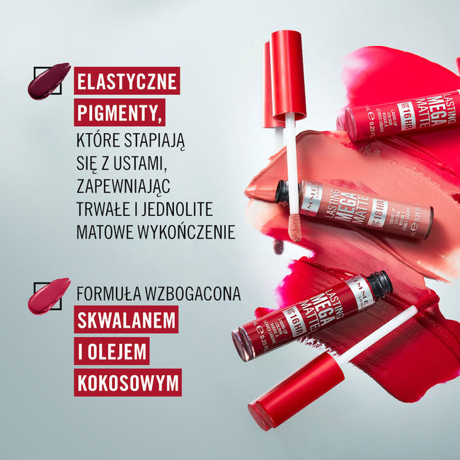 Rimmel Lasting Mega Matte długotrwała matowa pomadka w płynie do ust 110 Blush 7.4ml