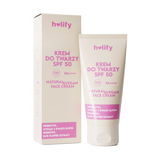 Holify Krem do twarzy prebiotyczny SPF50 50ml