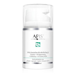 APIS Exfoliation Acid mix kwasów do eksfoliacji Fitowy + Pirogronowy + Mlekowy + Ferulowy 40% 50ml