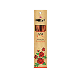 Sattva Natural Indian Incense naturalne indyjskie kadzidełko Róża 15szt